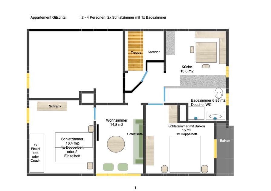 Haus Holunder Weissbriach Apartment Ruang foto